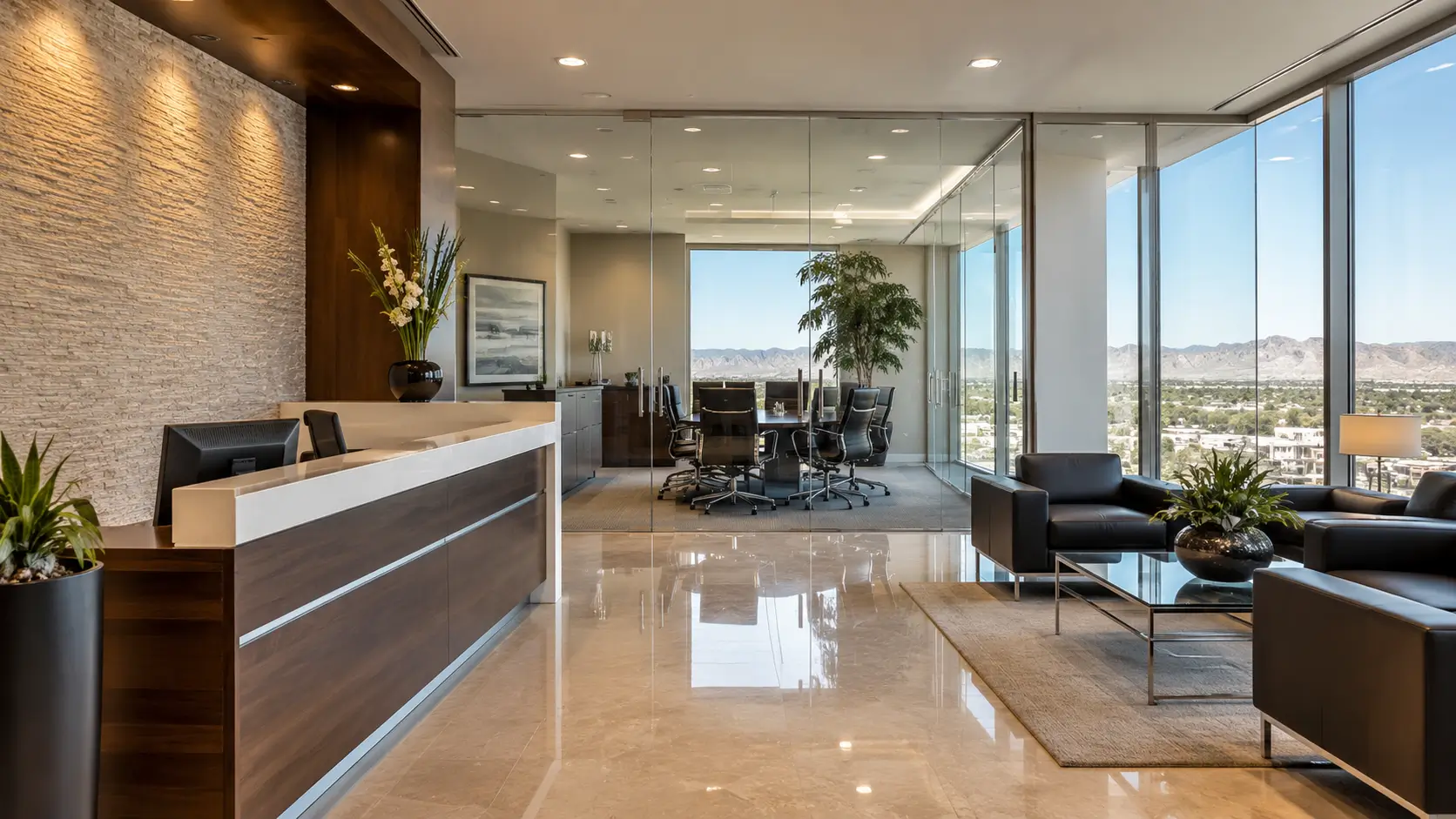 Law firm cleaning in Henderson, NV by Final Touch.