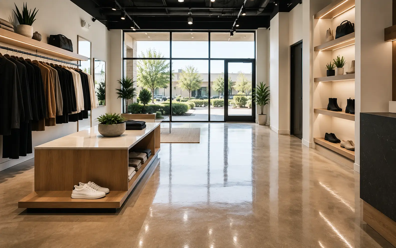 Retail space cleaning by Final Touch in Las Vegas, NV.